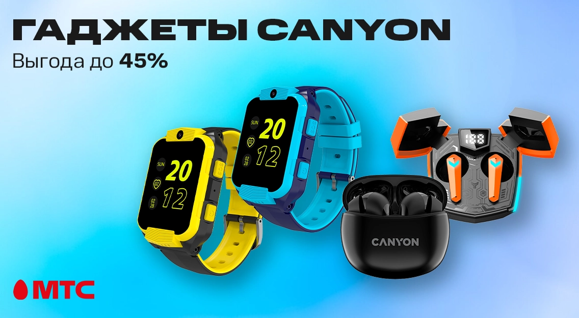 Гаджеты Canyon со скидкой до 45%