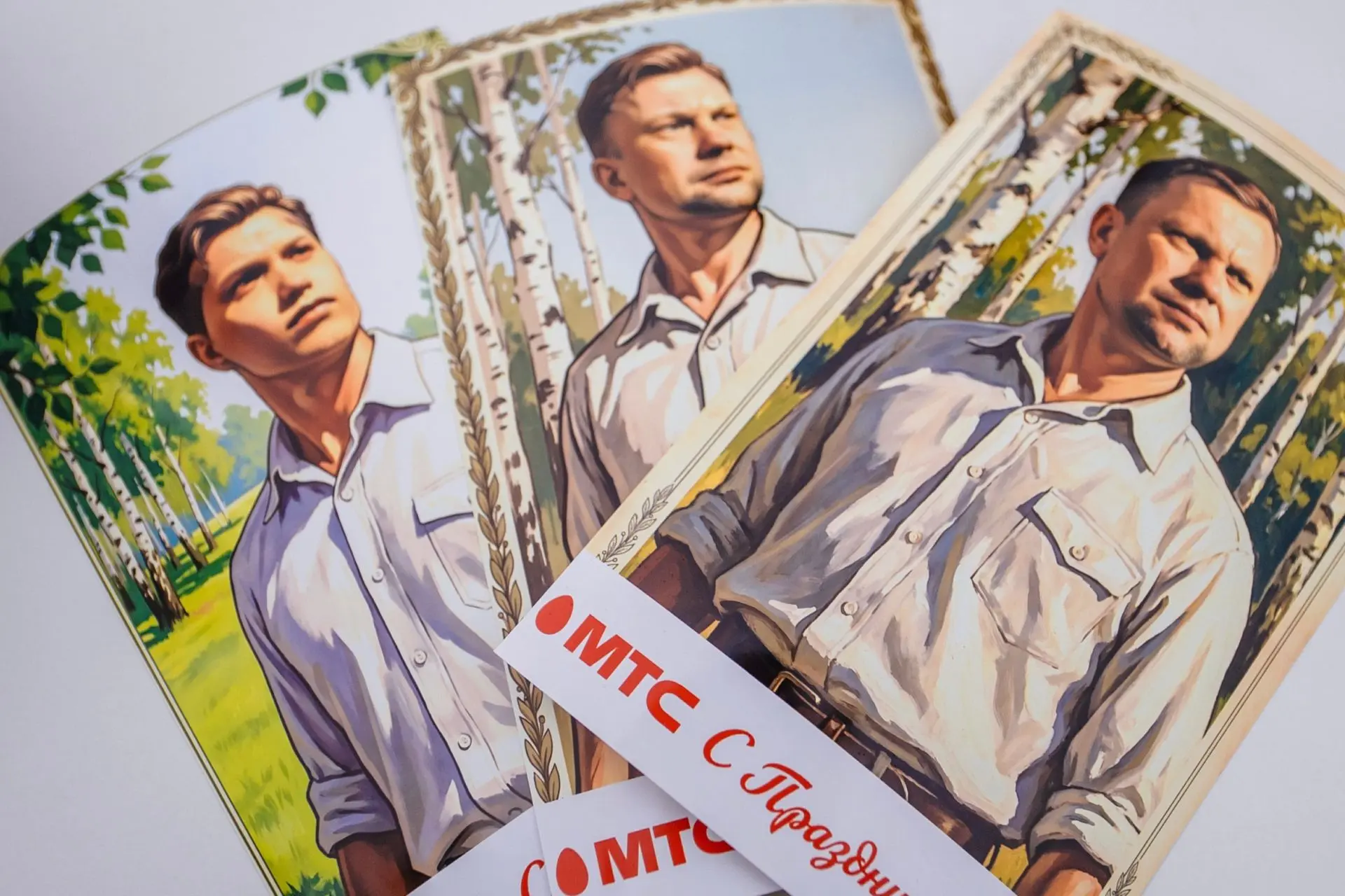 МТС подарил Минску праздник Победы под цветущими яблонями