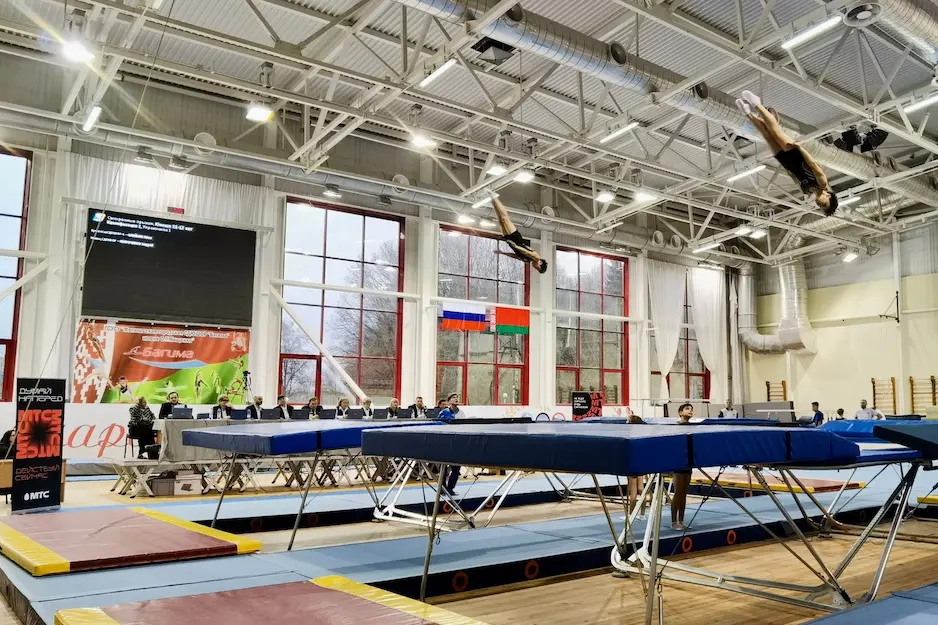 Международные соревнования по прыжкам на батуте прошли при поддержке компании МТС