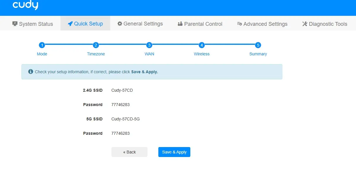 настройка роутера Cudy WR1500