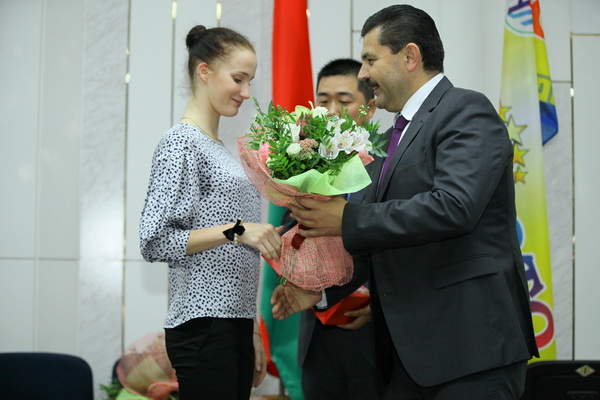 МТС приняла участие в церемонии награждения победительниц чемпионата мира по художественной гимнастике